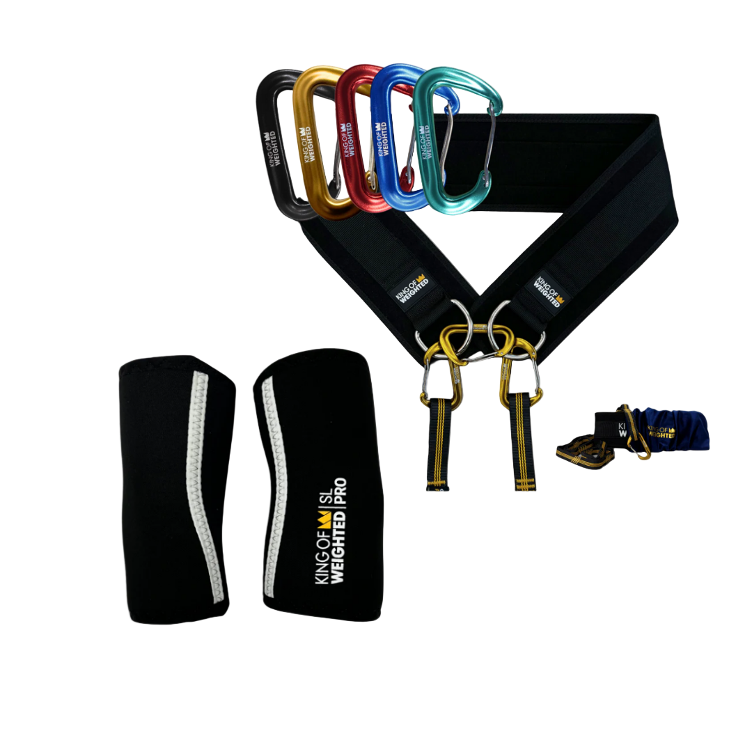 Champions Bundle - Elbow Sleeves + Weighted Dip Belt