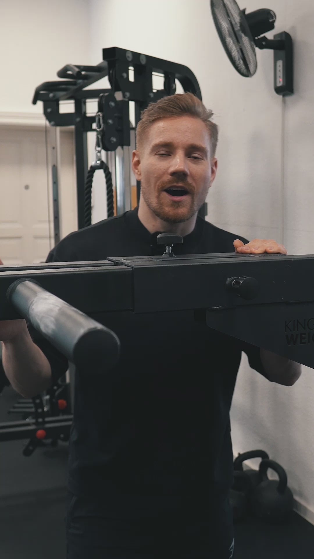 Load video: Adjustable Dip Bars - From 48cm to 65cm Dip Width